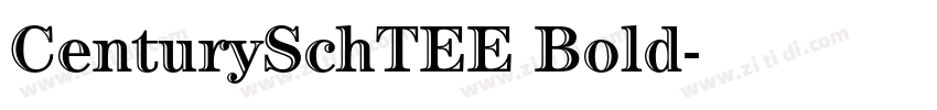 CenturySchTEE Bold字体转换 CenturySchTEE Bold字体转换